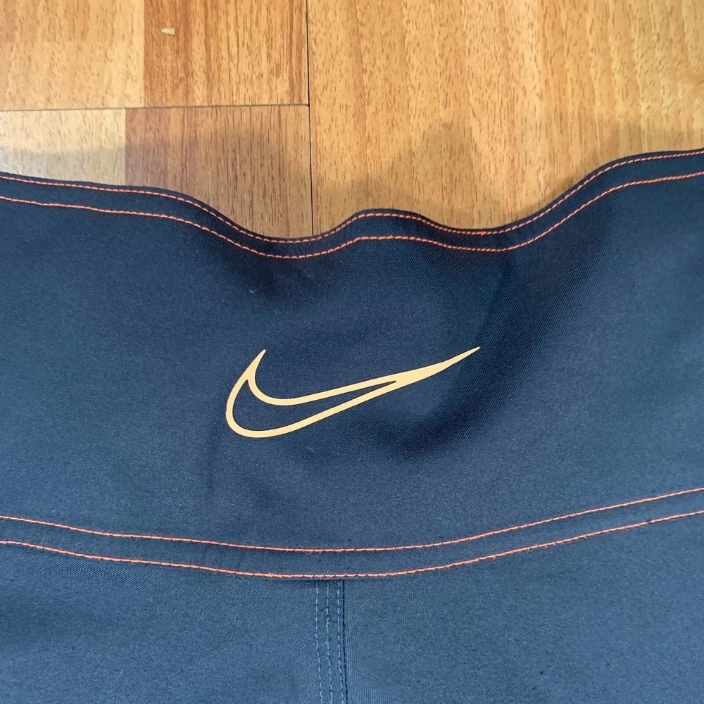 Nike Swim‎ Trunks Mens Size 30 Gray Orange Board Shorts